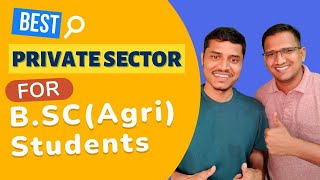 Best Private Jobs For BScAgri Students By Suryakanat Kamble Sr Agronomist [upl. by Finbar205]