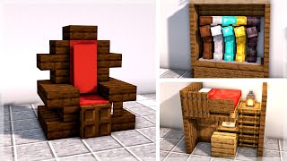 Minecraft 30 Medieval Interior Build Ideas and Hacks [upl. by Marga503]