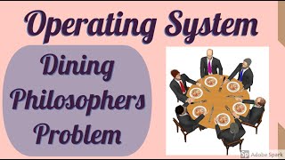 Dining Philosophers Problem and its solution by Semaphore [upl. by Sirmons]