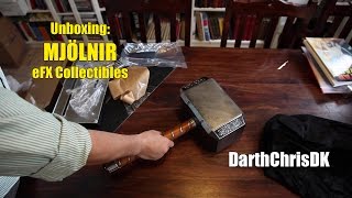 Unboxing Thor Mjölnir  Official Prop Replica eFX Collectibles [upl. by Sopher223]