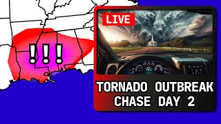 TORNADO OUTBREAK Gulf Coast  On The Ground [upl. by Yenduhc]