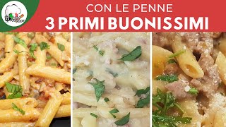 3 PRIMI CON LE PENNE  FoodVlogger [upl. by Chari]