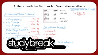 Materialverbrauch Außerordentlicher Verbrauch  Kosten und Leistungsrechnung [upl. by Nalid]