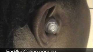 Custom Earplugs  how to remove and insert them [upl. by Cardie]