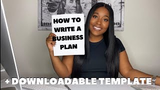 HOW TO WRITE A BUSINESS PLAN STEP BY STEP  TEMPLATE  9 Key Elements [upl. by Maryjane]