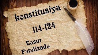 konstitusiya 114124 maddələr  Nazirlər kabineti  qanunvericilik konstitusiya dövlətqulluğu [upl. by Nage]