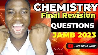 2024 JAMB Chemistry likely Questions [upl. by Madancy]