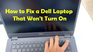 Dell Laptop Wont Turn On  Laptop Not Turning On Dell [upl. by Alilad]