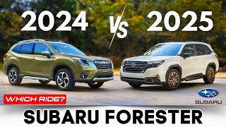 Subaru Forester 2025 vs 2024  Detailed Comparison  Which Ride [upl. by Burkle]