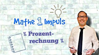 Prozentrechnung Genialer Tipp für bessere Noten in Mathe so hast du keine Angst mehr vor dem Test [upl. by Anilorac313]