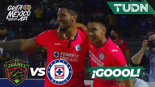 ¡DE VESTIDOR Gol de Passerini  FC Juárez 01 Cruz Azul  Grita México BBVA AP2021  J8  TUDN [upl. by Parrnell]