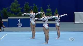 Acrobatic Gymnastics Worlds 2010 Ukraine WG Combined [upl. by Gerrald874]