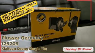 Flosser Germany 129209  Klakson Keong  Review [upl. by Aronel]