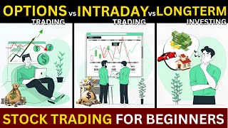 Options Trading VS Intraday VS Swing VS Longterm Investing  Which Is Better in Stock Market [upl. by Letram]