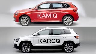 ŠKODA KAMIQ vs ŠKODA KAROQ [upl. by Elyrad]