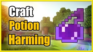 How to Make Potion of Harming in Minecraft Instant Damage [upl. by Narih]