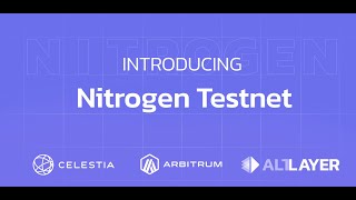 Nitrogen réseau de test public Arbitrum Orbit utilise Celestia en Testnet [upl. by Sherrer]