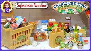 Sylvanian Families Calico Critters Supermarket Set Unboxing Review  Kids Toys [upl. by Yantruoc]