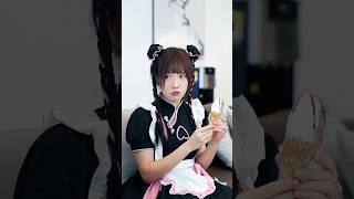 Kém Miếng Là Không Chịu Được 😋 couple tunalee yenduong maid cosplay funny [upl. by Knick694]