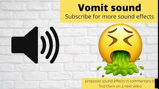 FREE Vomit Sound Effect [upl. by Prior]