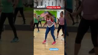 Feeling great with every move kompafit dancefitness zumba shorts bandera zin83 keepmoving [upl. by Linsk]