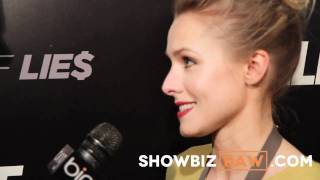 Kristen Bell talks about Snow Glee and Sundance  House of Lies [upl. by Corny384]