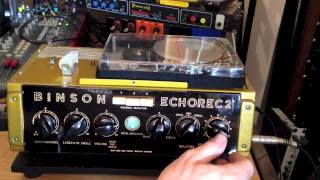 Binson Echorec 2 T7E amp Korg Micro Preset Synth [upl. by Edia]