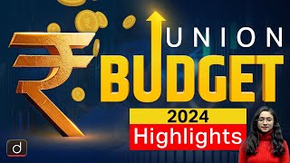 Union Budget 2024 Complete Analysis  Current Affairs  Drishti IAS English [upl. by Schweiker197]