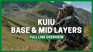 KUIU FULL LINE OVERVIEW  2 BASE AND MID LAYERS [upl. by Nagirrek390]