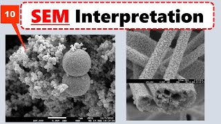 SEM Micrographs Interpretation in Experimental paper Scanning Electron Microscopy SEM Analysis [upl. by Gardal]