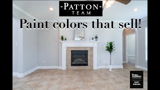 Paint Colors that Sell Patton Team [upl. by Eyllek222]