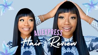 ALIEXPRESS HAIR REVIEW 2024  Wig Review GONE WRONG ‼️”ke flopile”  South African YouTuber [upl. by Barn]