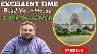 Excellent time to build your house in bahria town Karachi [upl. by Alexandr]