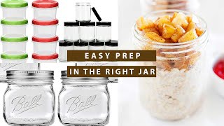 Best Jars for Overnight Oats  LeakProof Options for an Easy Breakfast [upl. by Eniamzaj]