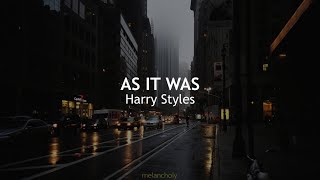 Harry Styles  As It Was Letra en Inglés y Español [upl. by Miharbi]