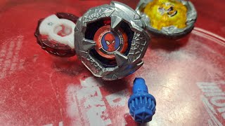 Beating WIZARD ROD 960 HEXA With SPIDER MAN Cursed Combo Showcase 2 beybladex [upl. by Bibby]