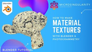 How to make Material Textures with Blender and Photogrammetry  Blender Tutorial [upl. by Charmion930]