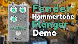 Fender Hammertone Flanger Pedal Review [upl. by Henrieta247]