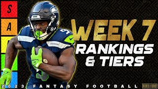 Top 36 Running Back Rankings  Week 7 Fantasy Football [upl. by Heuser]