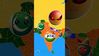 Part 2  Pakistan amp India Friendship Vs Garbage Monster countryballs countries shortsvideo [upl. by Kella]