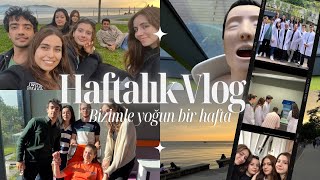 TIP FAKÜLTESİ VLOG  1 sınıfın son haftası  pcr labıacil tıp dersleri kamera arkası vlog tıp [upl. by Ylsew947]