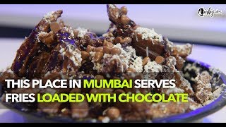 We Tried The Death By Chocolate Fries At The Pabulum In Mumbai  Curly Tales [upl. by Drofnats697]