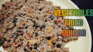 Vegetables fried Quinoa  Diet Recipe  Healthy Lifestyle with Hema [upl. by Ecinad]