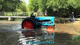 Nottinghamshire tractor run water crossing part 1 [upl. by Samara]