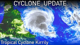 Tropical Cyclone Kirrily Forecast to Impact Townsville Tomorrow Night as a Strong Category 2 Storm [upl. by Zoldi]