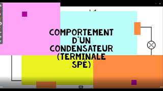 Comportement dun condensateur dans un circuit terminale spé [upl. by Torbart]