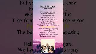 Pentatonix  Hallelujah Lyrics shorts [upl. by Yeliak55]