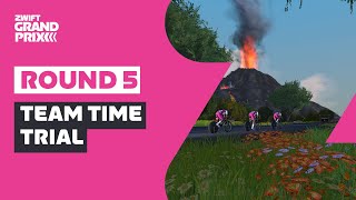 Zwift Grand Prix  Round 5 Women ZRL  Team Time Trial [upl. by Redmund]