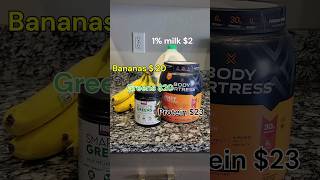 Cheap DIY recovery shake fitness workout health food affordable diy drink weightloss gym [upl. by Ynad]