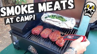 Best Camping Smoker BBQ amp Grill  Pit Boss Table Top [upl. by Ettelra845]